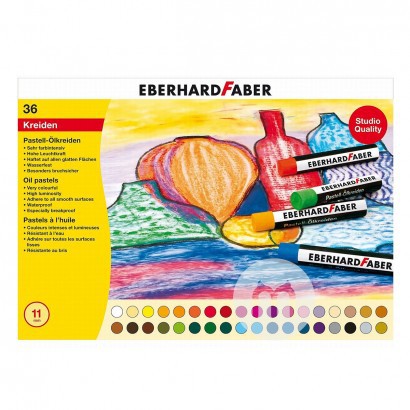 EBERHARD FABER German Children's Color Oil Pastel 36pcs Original Overseas Local Edition