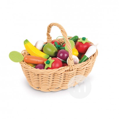 Janod French wooden fruit and vegetable children's toy