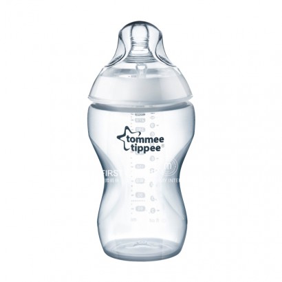 Tommee Tippee UK wide mouth anti flatulence PP bottle 340ml over 3 months