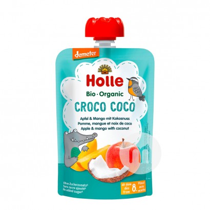 Holle German Organic Apple Mango Coconut Puree Sucking 100g*6