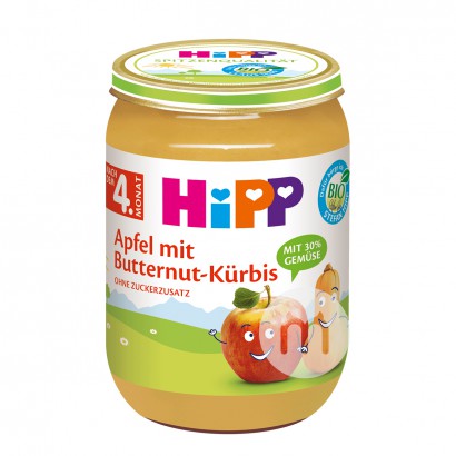 [2 pieces] HiPP German Organic Apple Butternut Squash Puree over 4 months