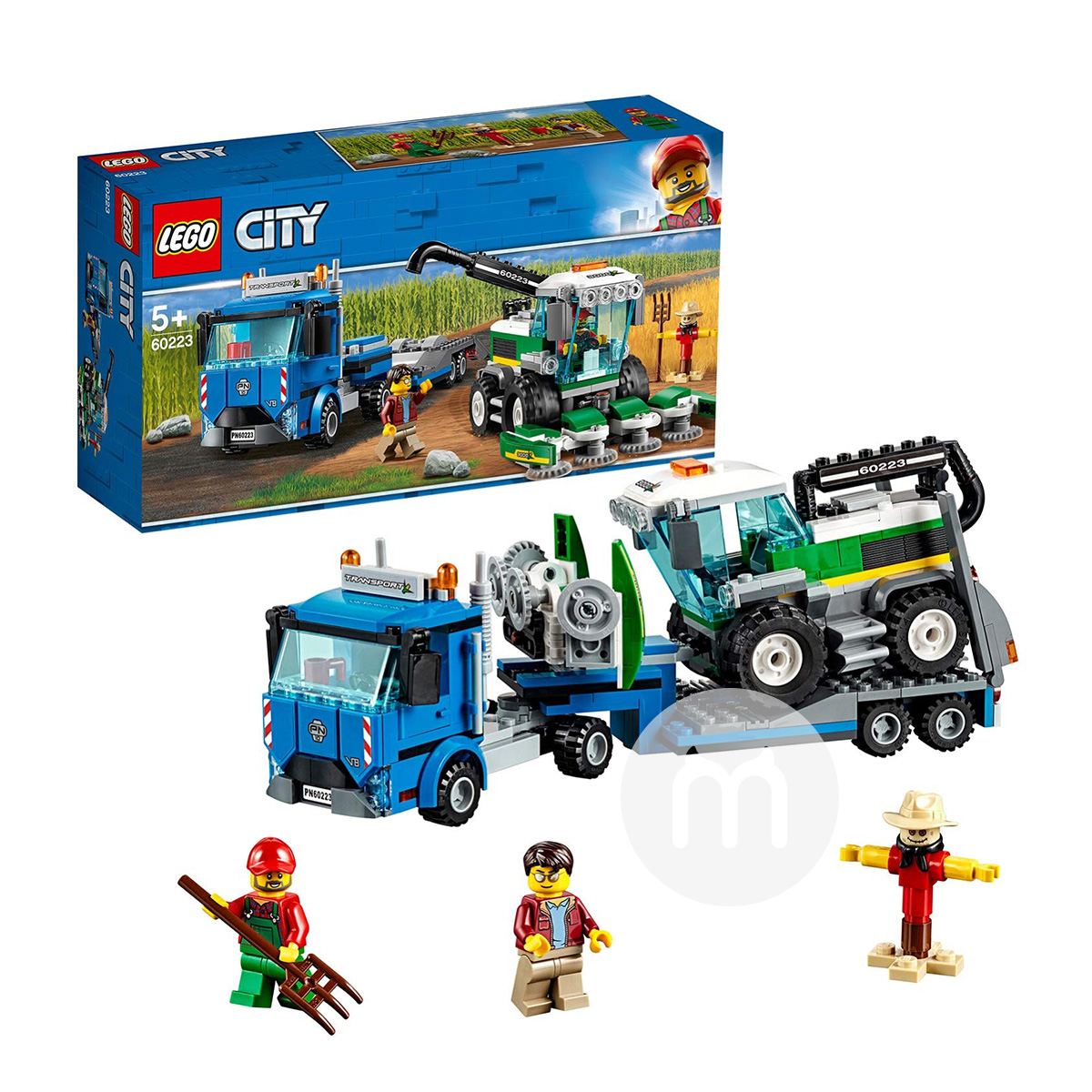 LEGO Danish city series harvester t...