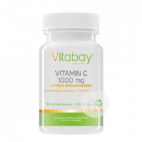 Vitabay Germany Vitamin C + Bioflavonoids 100 Tablets overseas local original