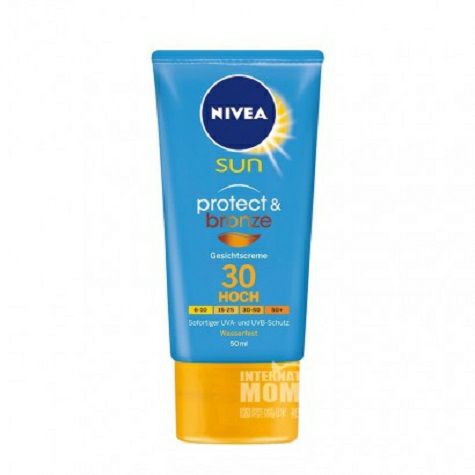 NIVEA German Sun Protection and Bronze Face Sunscreen Original Overseas Local Edition