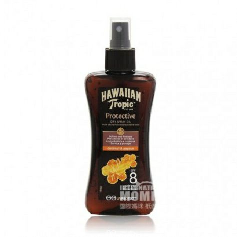 HAWAIIAN Tropic American protection dry spray SPF8 overseas local original