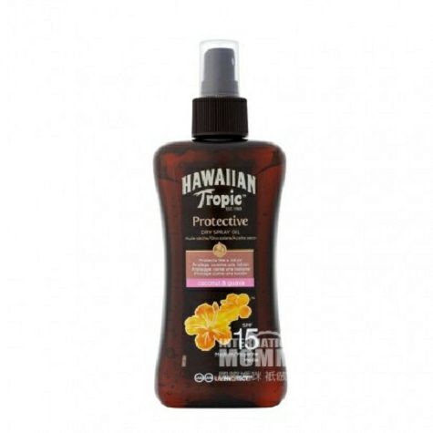 HAWAIIAN Tropic American protection dry spray SPF15 overseas local original