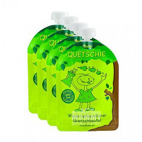 Divata German reusable food supplement squeeze bag*4 Overseas local original