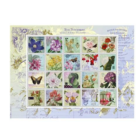 Schmidt Spiele Germany flower nostalgic stamp collection puzzle