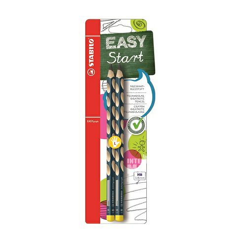 STABILO German EASYgraph Posture Correction Pencil Left Hand 2 Packs Original Overseas Local Edition