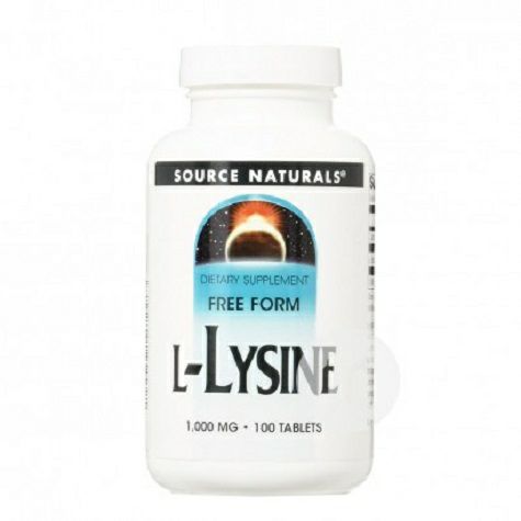 SOURCE NATURALS American L-lysine capsules