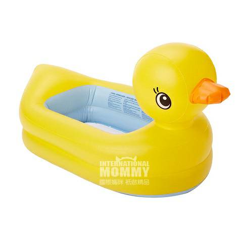 Munchkin American Inflatable safe bathtub duck shape