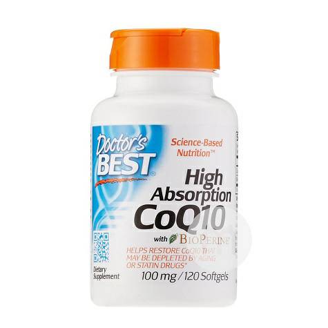 Doctors BEST America High absorption coenzyme Q10 vegetarian capsules overseas local original