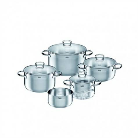 Silit German Stainless steel cover pot 5 pieces