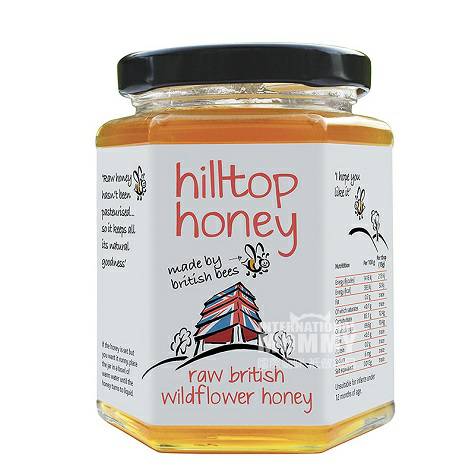 Hilltop Honey England Wildflower honey 340g overseas local original