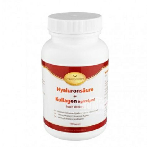 VITACONCEPT Germany hyaluronic acid + collagen hydrolysate CAPSULES 100 Capsules