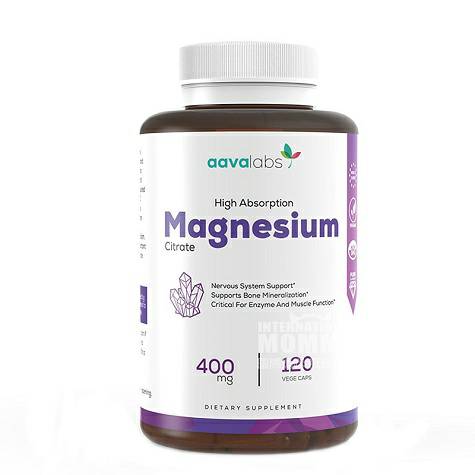 Aavalabs Finland Magnesium capsules 400 mg 120 capsules overseas local original