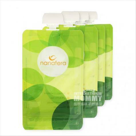 Nanafera German reusable food supplement squeeze bag 180ml*4 original overseas