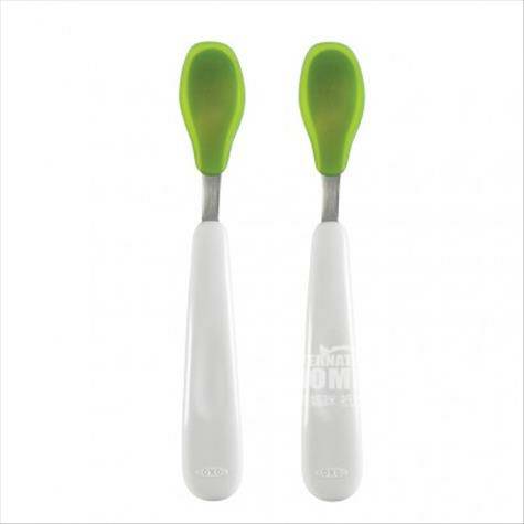 OXO tot American stainless steel spoon with silicone head Overseas local original