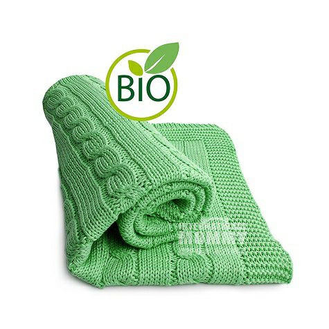 SonnenStrick German hemp pattern pure organic baby blanket 90×90 cm original overseas