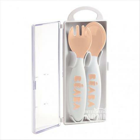 BEABA French two-stage training fork and spoon set overseas local original