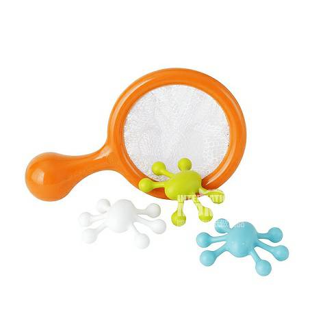 Boon American baby splashes in water to salvage bathing toys