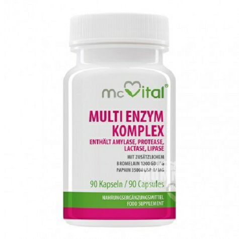 Mcvital Germany complex enzyme capsules