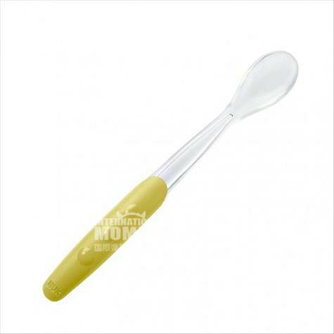 NUK German round head long handle silicone soft spoon 2 packs, overseas original version