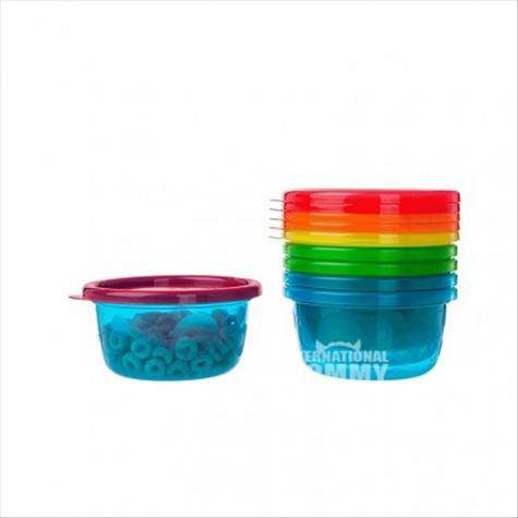 The First Years American Rainbow Bowl with Lid 236ml 7pcs Original Overseas