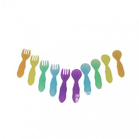 The First Years American color fork and spoon set overseas local original
