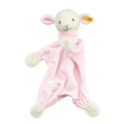 Steiff Germany Baby Lamb sleeping comfort towel