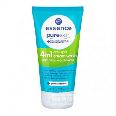 Essence German 4-in-1 Deep Cleansing Scrub Facial Cleanser Overseas Local Original