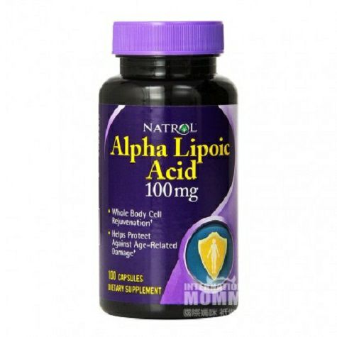 NATROL American lipoic acid capsules 100 Tablets