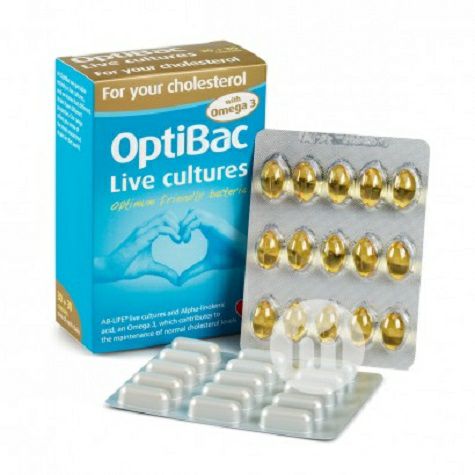 Optibac probiotics UK cholesterol lowering probiotics 60 Tablets