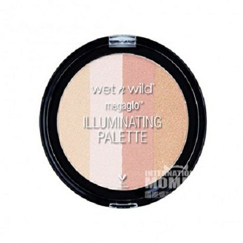 Wet n wild American four-color highlight trimming plate overseas local original