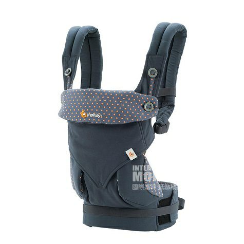 Ergobaby United States 0-3 years old baby four seasons universal cotton baby carrier BC360ABLU overseas local original