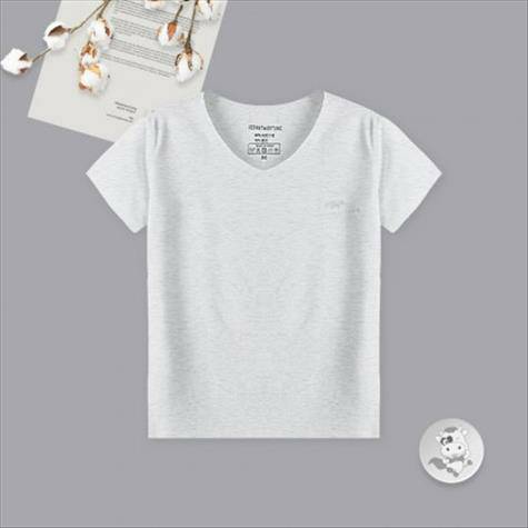 Verantwortung Baby boys and girls colorful candy color ice cold seamless casual T-shirt gray