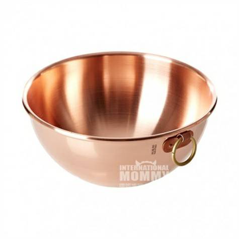 MAUVIEL French single ear round bottom copper pot 20cm