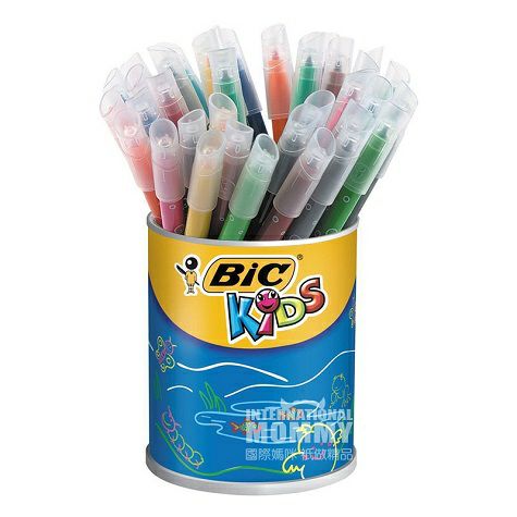 BIC KIDS French children's non-toxic and tasteless baby graffiti 36-color watercolor pen overseas local original