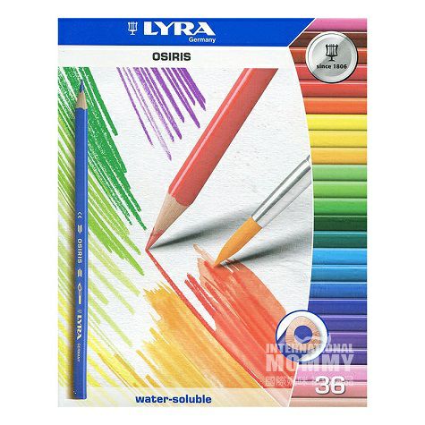 LYRA German children's water-soluble colored pencils 36pcs original overseas local edition