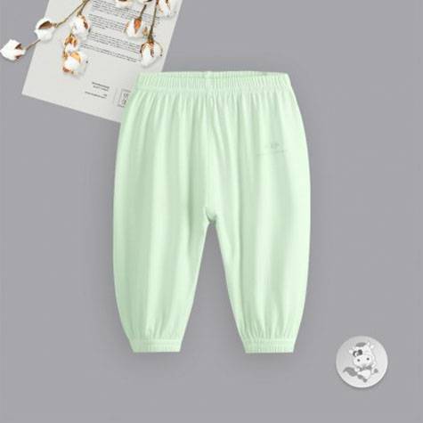 Verantwortung Baby boys and girls colorful candy color icy cropped pants green