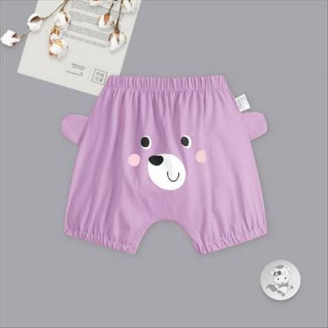 Verantwortung Baby Girl Fashion Side Ears Bear Harlan Five Points PP Pants Violet