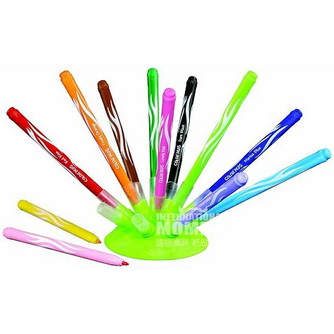 Maped French washable color brushes 12 sticks overseas local original
