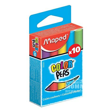 Maped French Dust-free Pastel 10pcs Original Overseas Local Edition