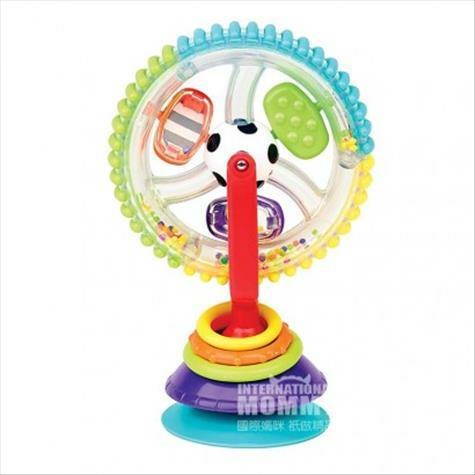 Sassy American Tri Color rotary Ferris wheel suction cup toy