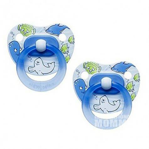 Bibi Swiss marine animal silicone pacifier 2 pieces for more than 12 months