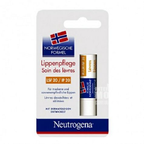 Neutrogena American Norwegian series waterproof sunscreen lip balm SPF20 overseas local original