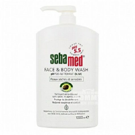 Sebamed German olive moisturizer cleanser 1000ml