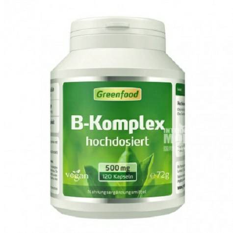 Greenfood Netherlands Vitamin B Complex Capsules Overseas local original 