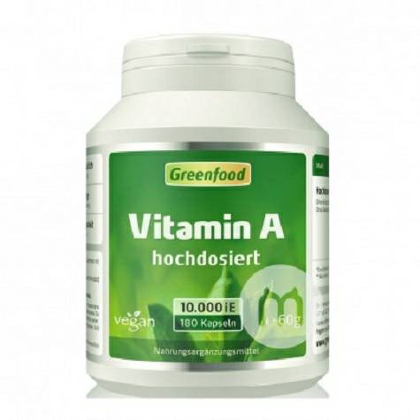 Greenfood Netherlands Vitamin A capsules Overseas local original 