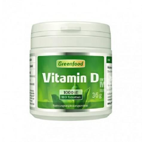 Greenfood Netherlands Vitamin D cap...